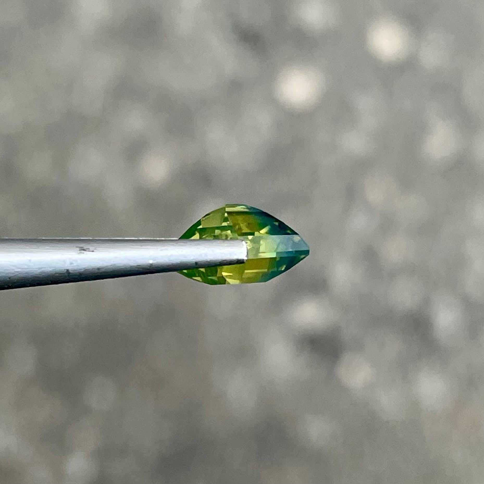Weight 2.24 carats 
Dimensions 7.1x6.5x4.6 mm
Treatment none 
Origin Sri Lanka 
Clarity VVS 
Shape octagon 
Cut emerald 



This exquisite 2.24 carat bi color Parti Sapphire, expertly cut in a sophisticated emerald shape, is a natural gemstone