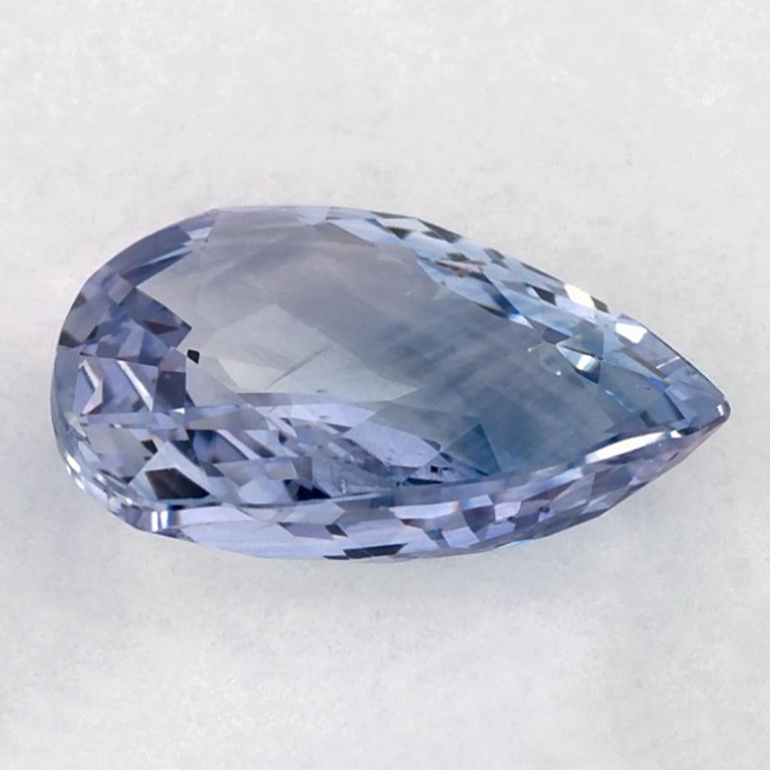 2.24 carati di zaffiro blu a forma di pera sciolto In condizioni Nuovo in vendita a Fort Lee, NJ