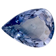 Gema suelta de zafiro azul pera de 2.24 qt