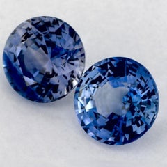 2.24 Ct Blue Sapphire Round Loose Gemstone (pierre précieuse en vrac)
