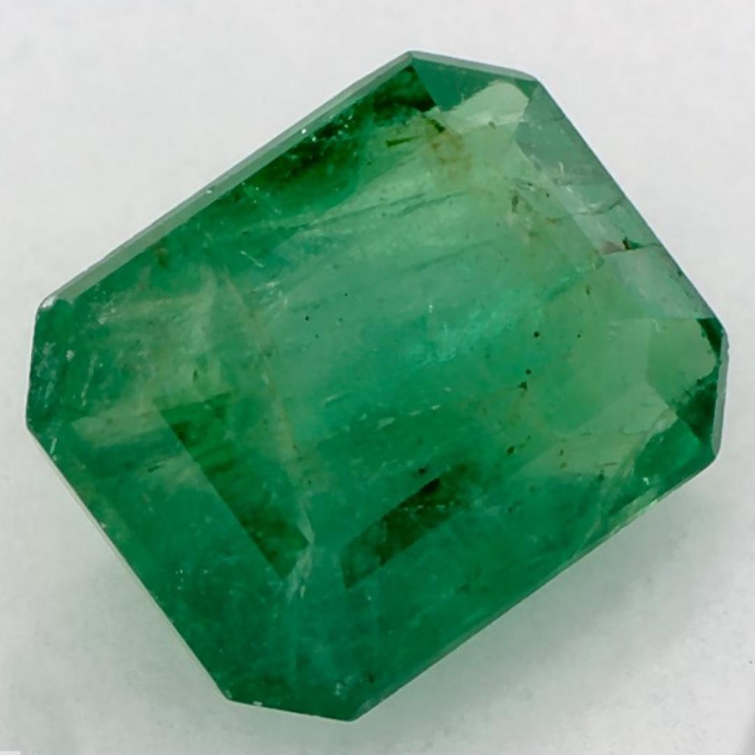 2.24 Ct Emerald Octagon Cut Loose Gemstone In New Condition For Sale In Fort Lee, NJ