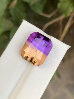 22.40 Carat Natural Loose Ametrine Cushion Cut Gemstone From Bolivia