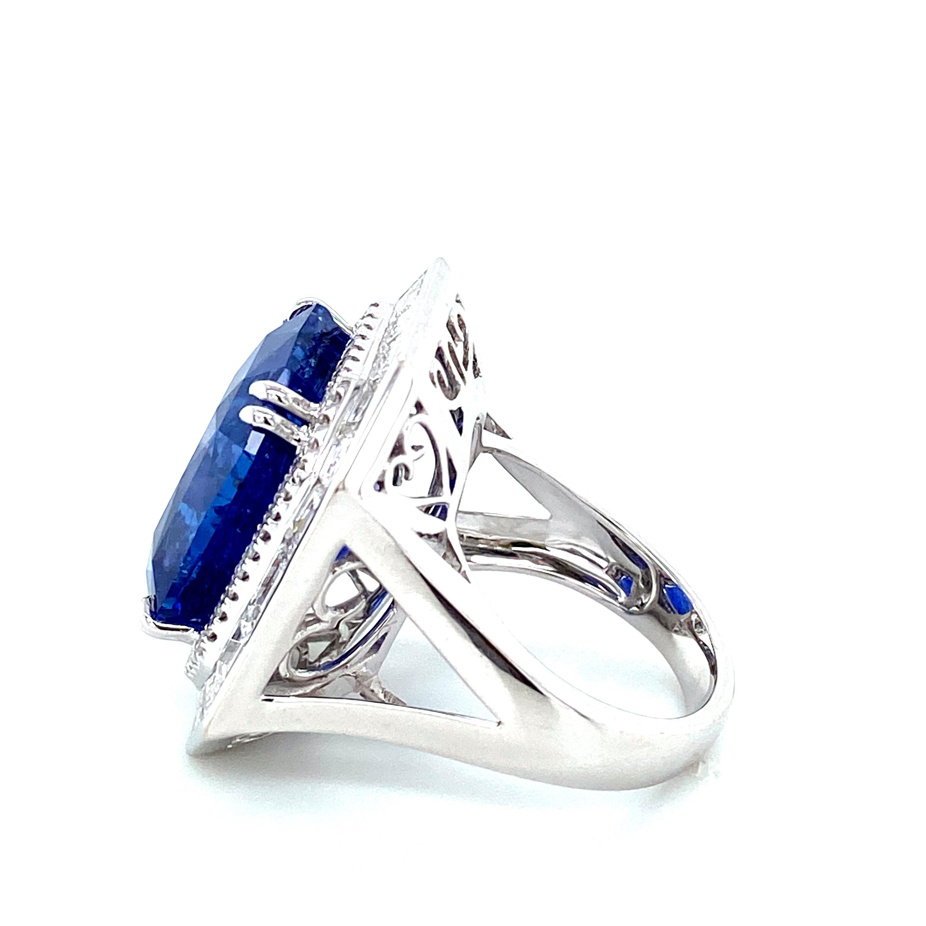 cornflower blue ring