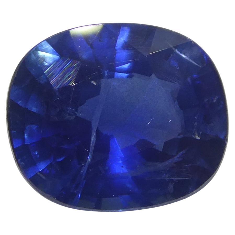 2.24ct Cushion Blue Sapphire GIA Certified For Sale