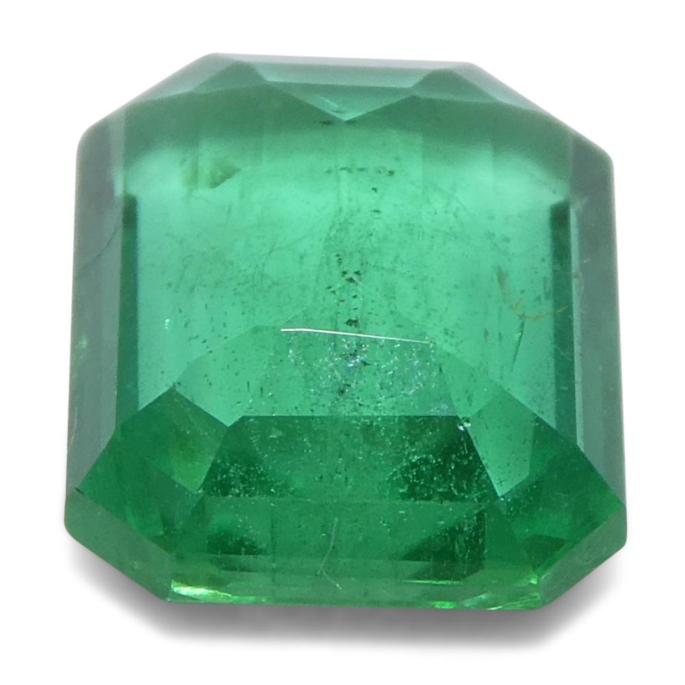 2.24ct Octagonal/Emerald Cut Green Emerald from Zambia (Émeraude verte de Zambie) en vente 5