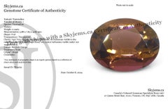2.24ct Oval Orange Tourmaline