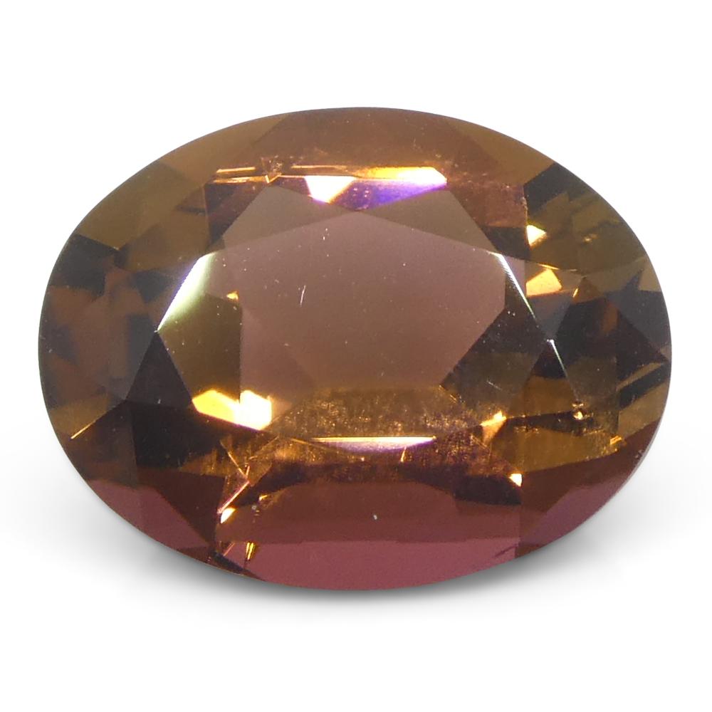 da uomo o donna 2.24ct Tormalina arancione ovale in vendita
