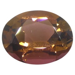 Tourmaline orange ovale de 2.24 carats