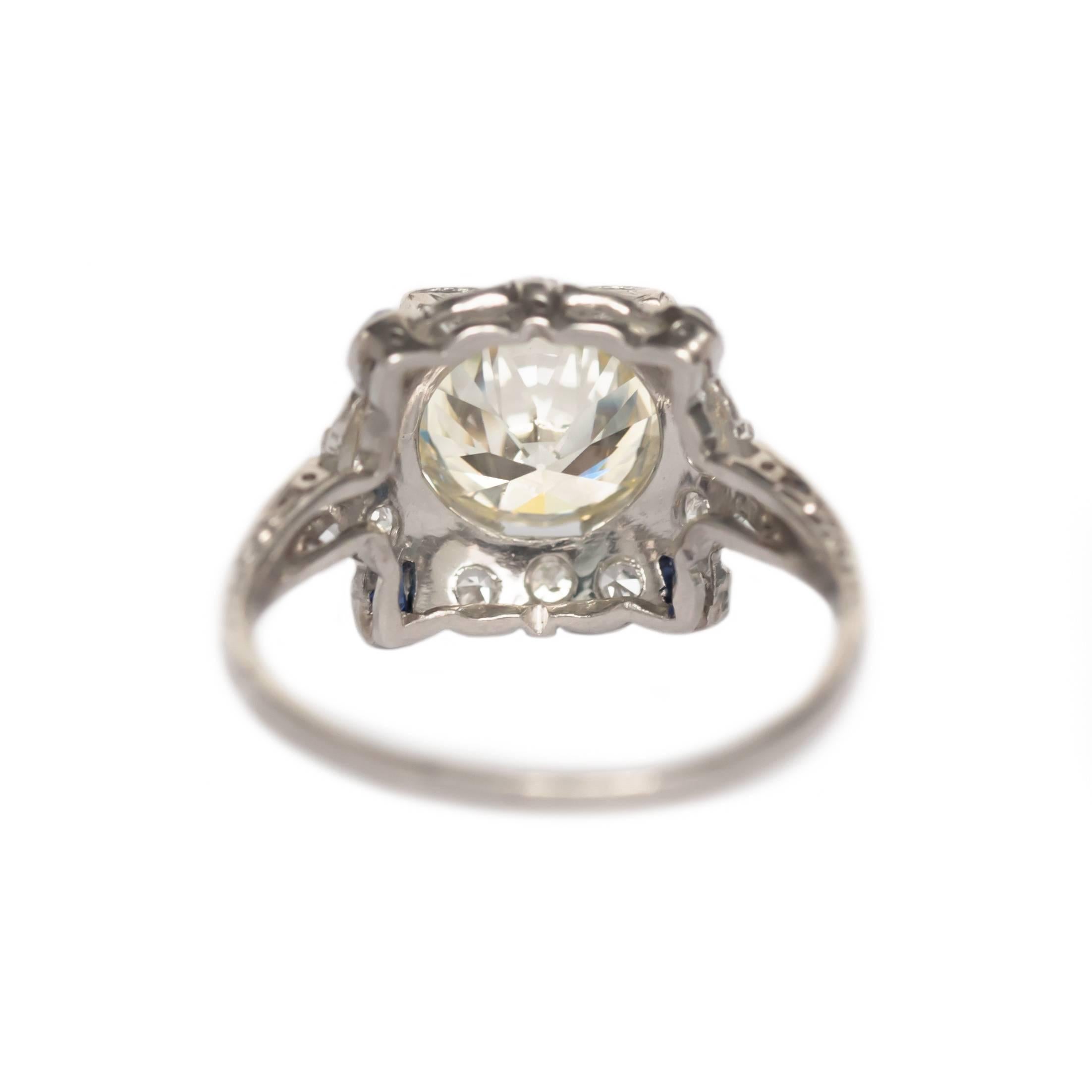 2.25 carat diamond engagement ring