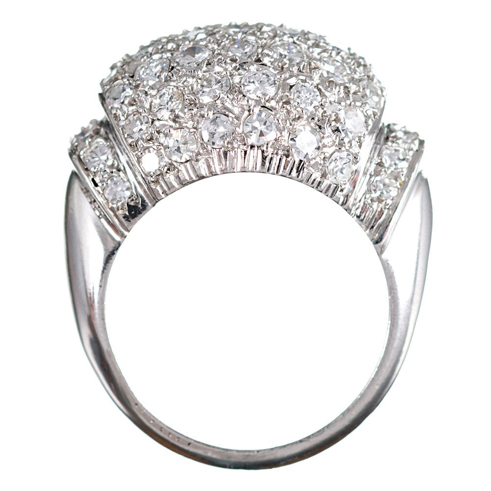 Women's 2.25 Carat Diamond Dome Ring