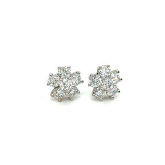 2.25 Carat Natural Diamond Earrings