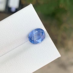 2.25 Carat Natural Loose Blue Sapphire Gemstone From Sri Lankan Mine