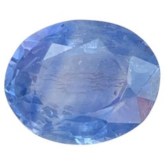 2.25 Carat Natural Loose Blue Sapphire Gemstone From Sri Lankan Mine