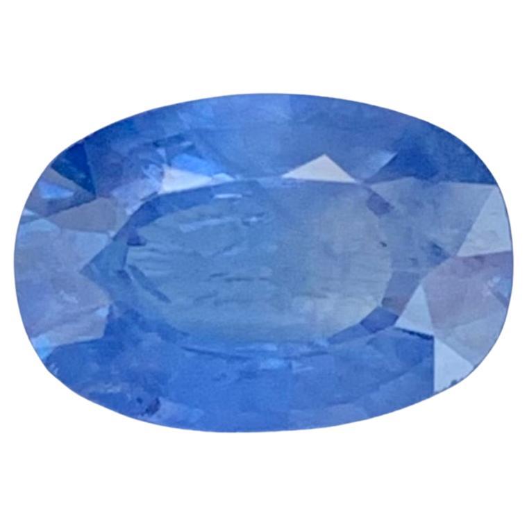 2.25 Karat natürlicher loser blauer Saphir Ovalform Edelstein im Angebot