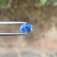 2.25 Carat Natural Loose Blue Sapphire Oval Shape Gemstone From SriLanka