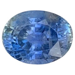 2.25 Carat Natural Loose Blue Sapphire Oval Shape Gemstone From SriLanka