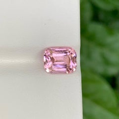 2.25 Carat Natural Loose Bubblegum Pink Tourmaline Cushion Cut Afghan Gemstone