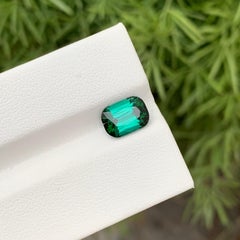 2.25 Carat Natural Loose Lagoon Shade Tourmaline Cushion Shape Gem For Ring
