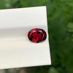 2.25 Carat Natural Loose Rhodolite Garnet Oval Shape Gemstone