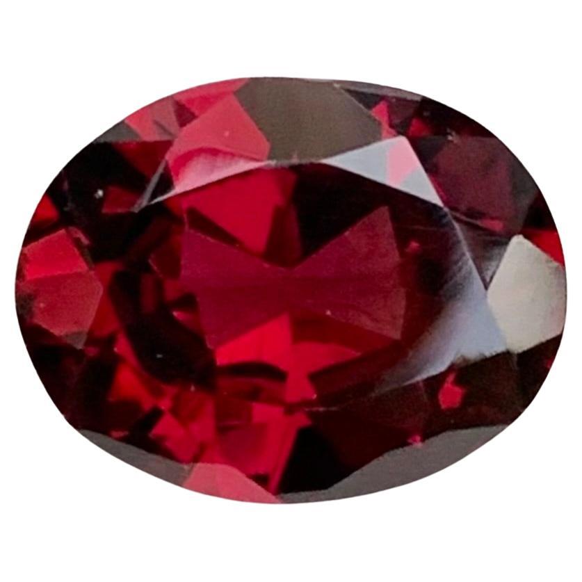 2,25 Karat Natürlicher loser Rhodolith Granat Oval Form Edelstein