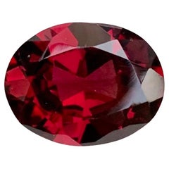 2,25 Karat Natürlicher loser Rhodolith Granat Oval Form Edelstein