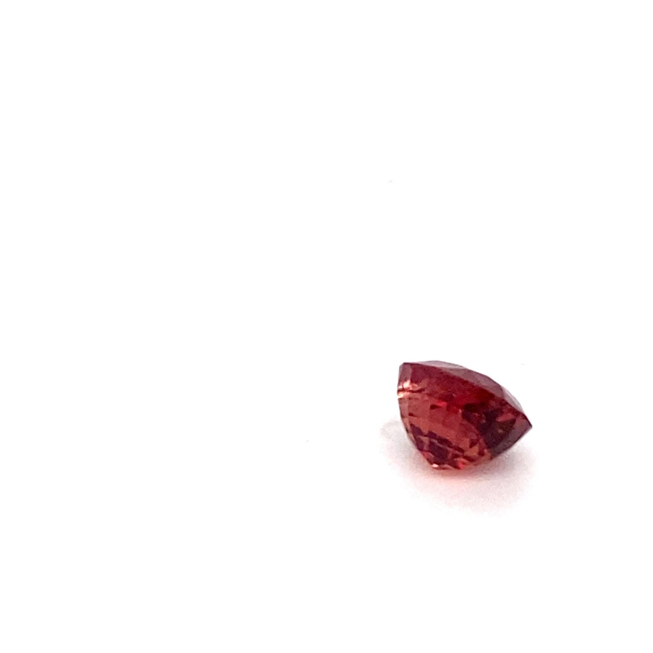 2.25 Carat Oval Shape Natural Red Spinel Loose Gemstone  6