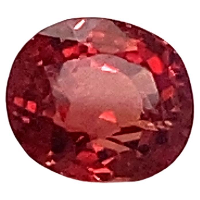 2.25 Carat Oval Shape Natural Red Spinel Loose Gemstone 