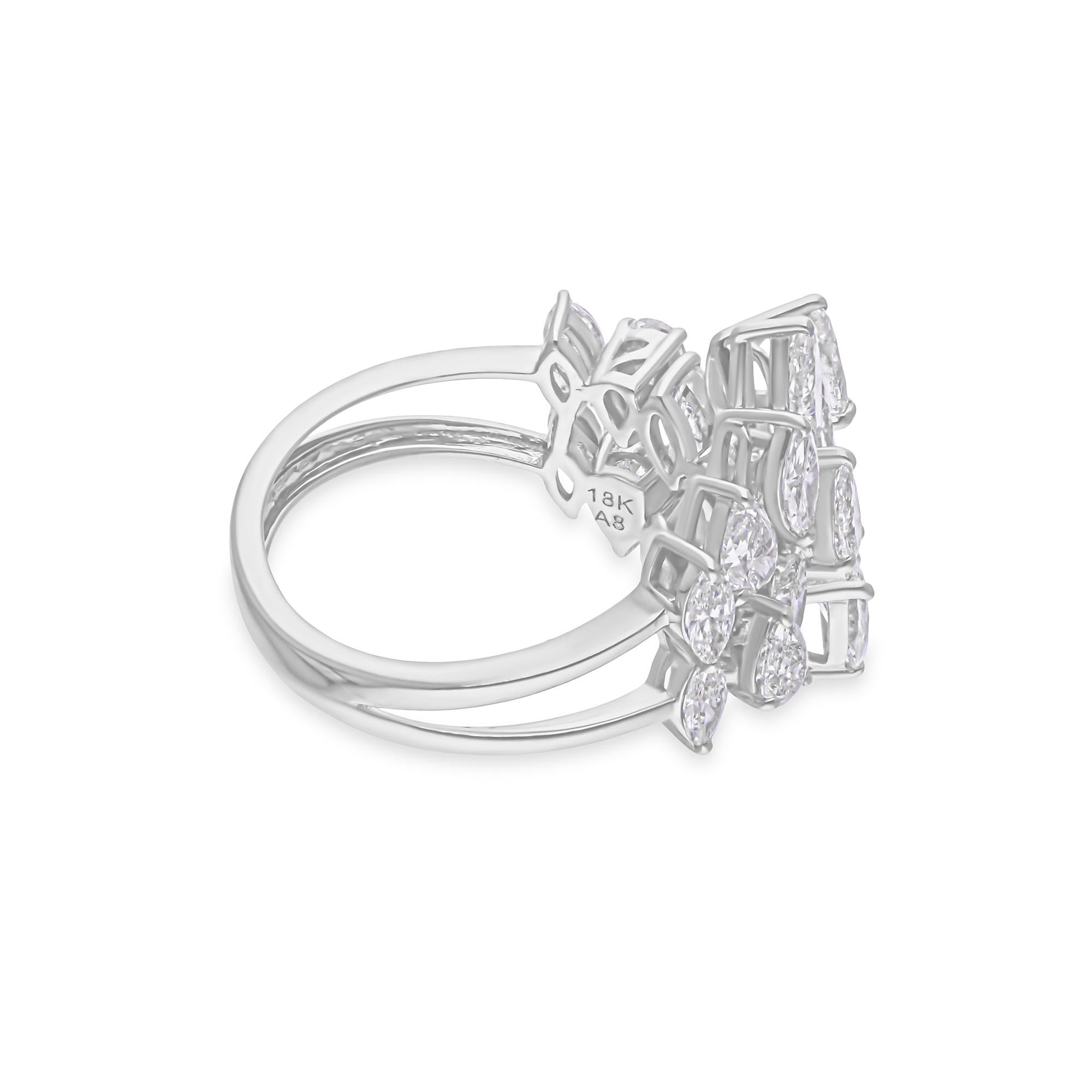 This ring has been meticulously crafted from 14-karat gold and handset with 2.25 carats of sparkling diamonds.

The ring is a size 7 and may be resized to larger or smaller upon request. FOLLOW SPECTRUM JEWELS storefront to view the latest