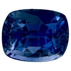 2.25 carati di zaffiro blu a cuscino, gemma sfusa