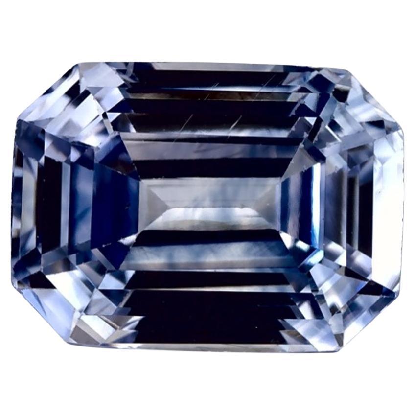 2.25 Ct Blue Sapphire Octagon Cut Loose Gemstone