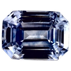 2.25 Ct Blue Sapphire Octagon Cut Loose Gemstone