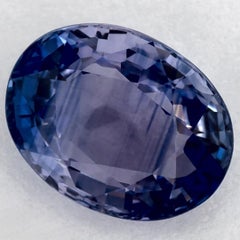 2.25 Ct Blue Sapphire Oval Loose Gemstone