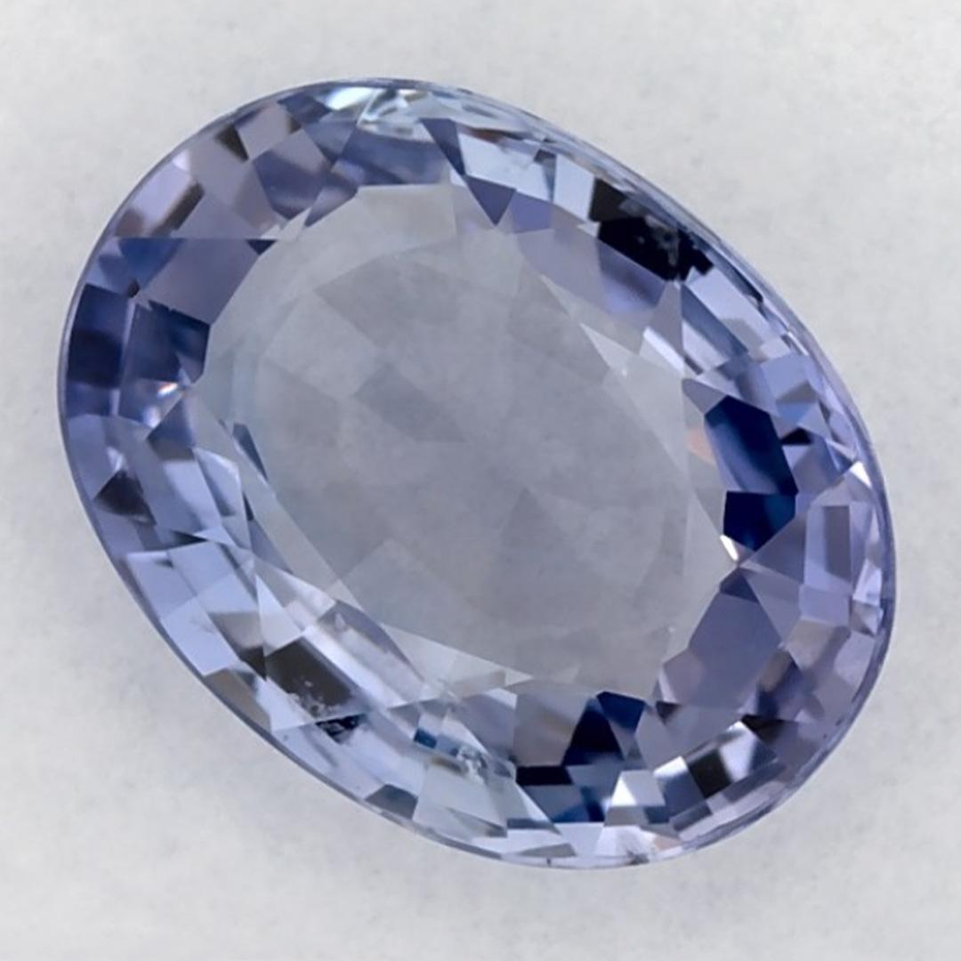 Taille ovale 2.25 Ct Blue Sapphire Oval Loose Gemstone (pierre précieuse en vrac) en vente