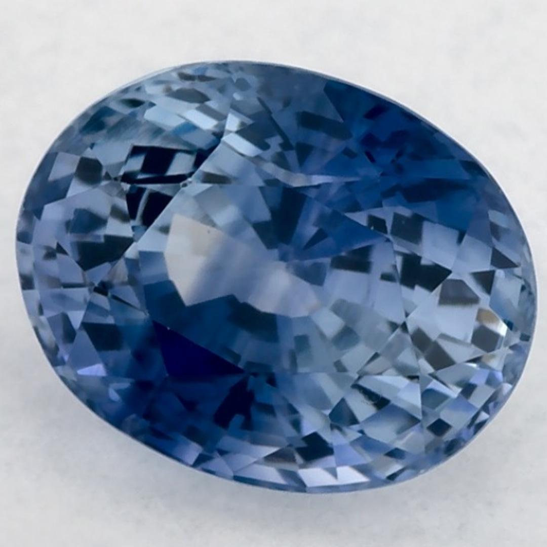 2.25 qt Zafiro Azul Oval Gema Suelta Corte oval en venta