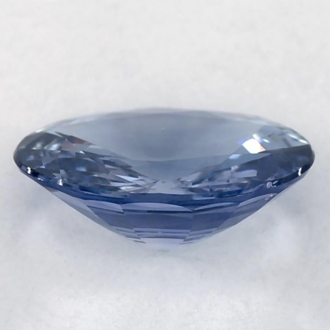 2.25 Ct Blue Sapphire Oval Loose Gemstone In New Condition For Sale In Fort Lee, NJ