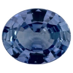 2.25 Ct Blue Sapphire Oval Loose Gemstone