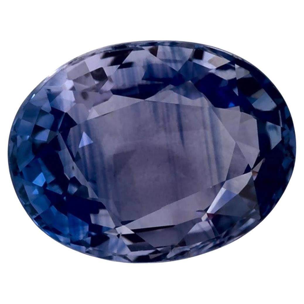 2.25 carati di zaffiro blu ovale sfuso