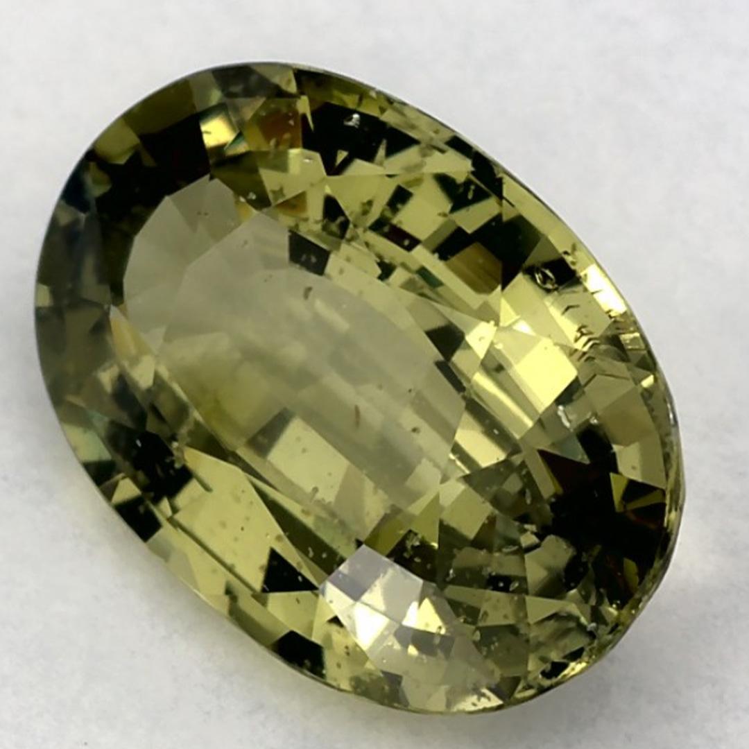 Ce saphir vert naturel offre élégance et sophistication. Avec sa riche saturation de couleurs et sa coupe précise, il constitue la pièce maîtresse parfaite pour une bague de fiançailles ou une conception de bijoux de luxe.

Ce saphir provient du Sri