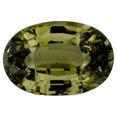 2.25 Ct Green Sapphire Oval Loose Gemstone