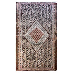 225 - Old Fine Senneh Kilim 19th Century