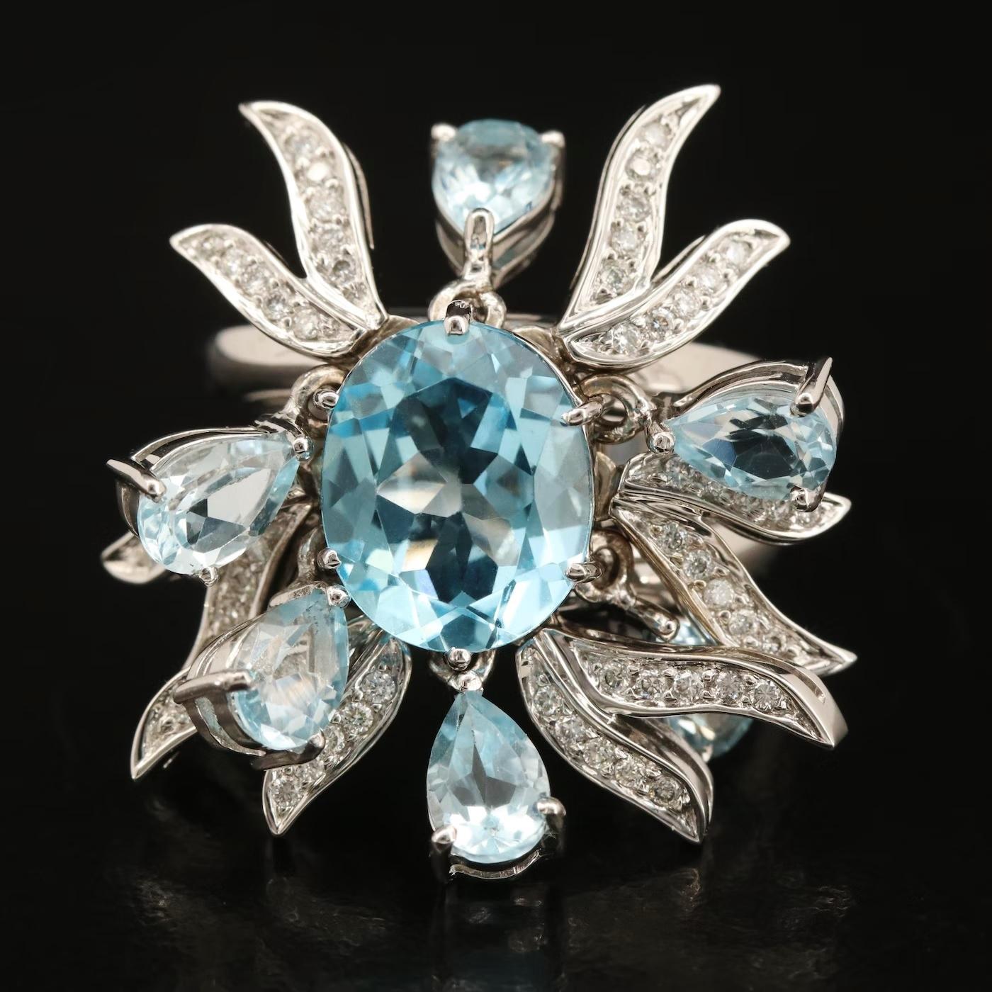 Ruth Grieco for Denoir Designer ring - fully hallmarked

One of a kind, custom, Iconic collection (made to order by Denoir-PARIS)
NEW WITH TAGS, Tag Price $22500

Articulated flower design, moving flower pedals 

13.9 grams in weight 

18K White