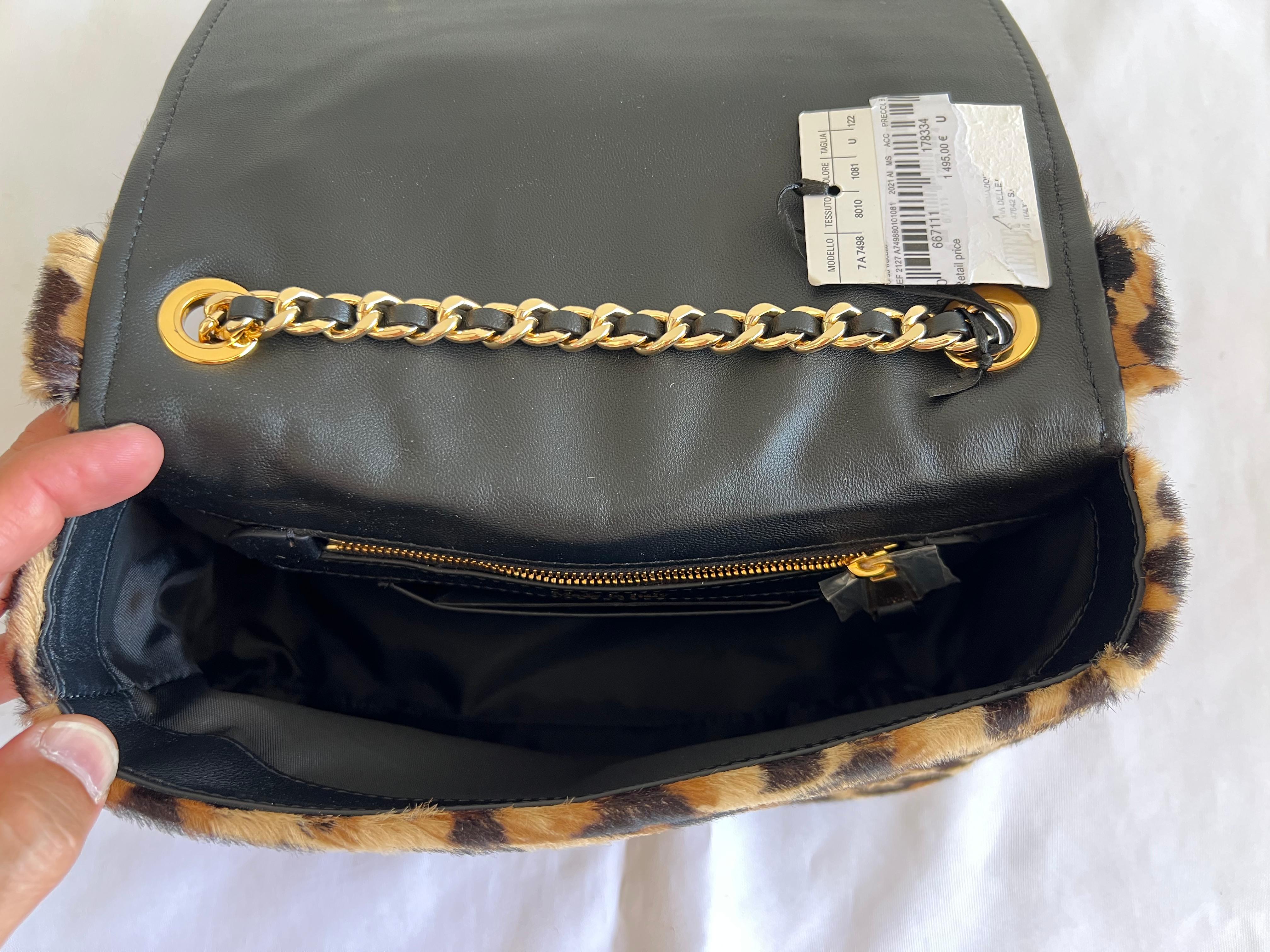 $2255 AW21 Moschino Couture Jeremy Scott Nude Biker Jacket Leopard Shoulder Bag 5