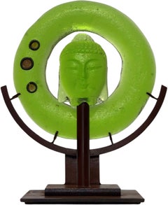 Buddha-Ring in Grün
