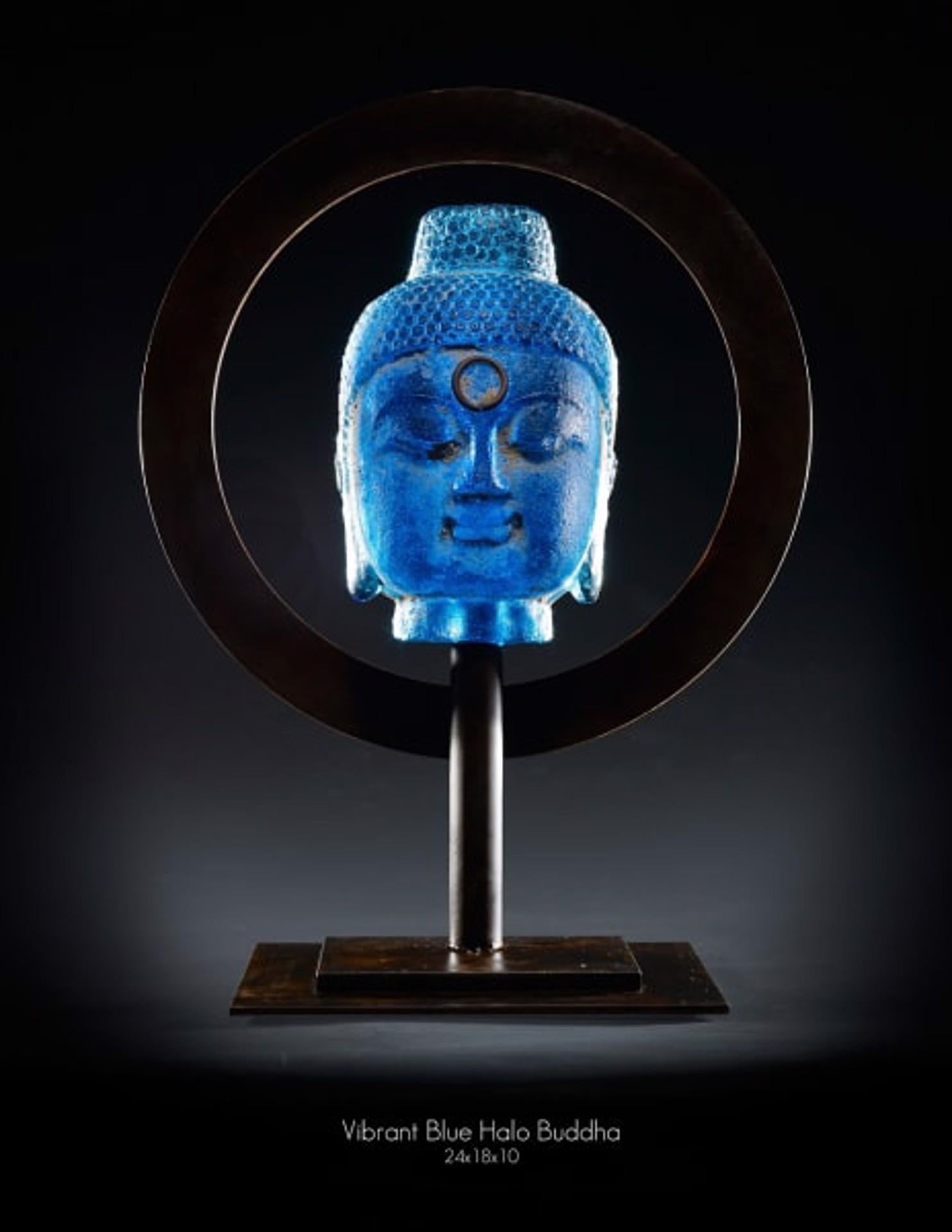 Halo Buddha Vibrant Blue