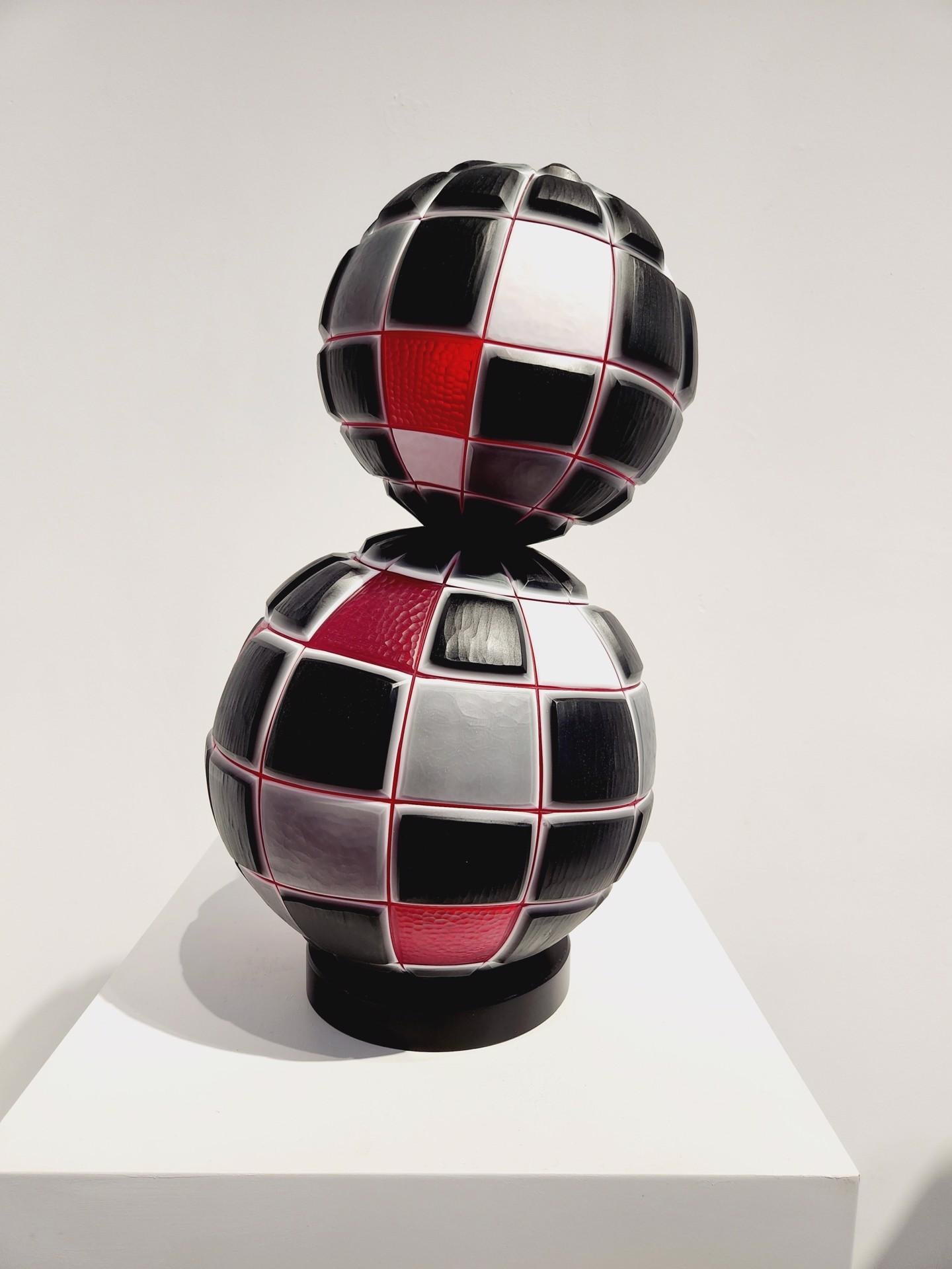 2 Spheres- Murano Glass