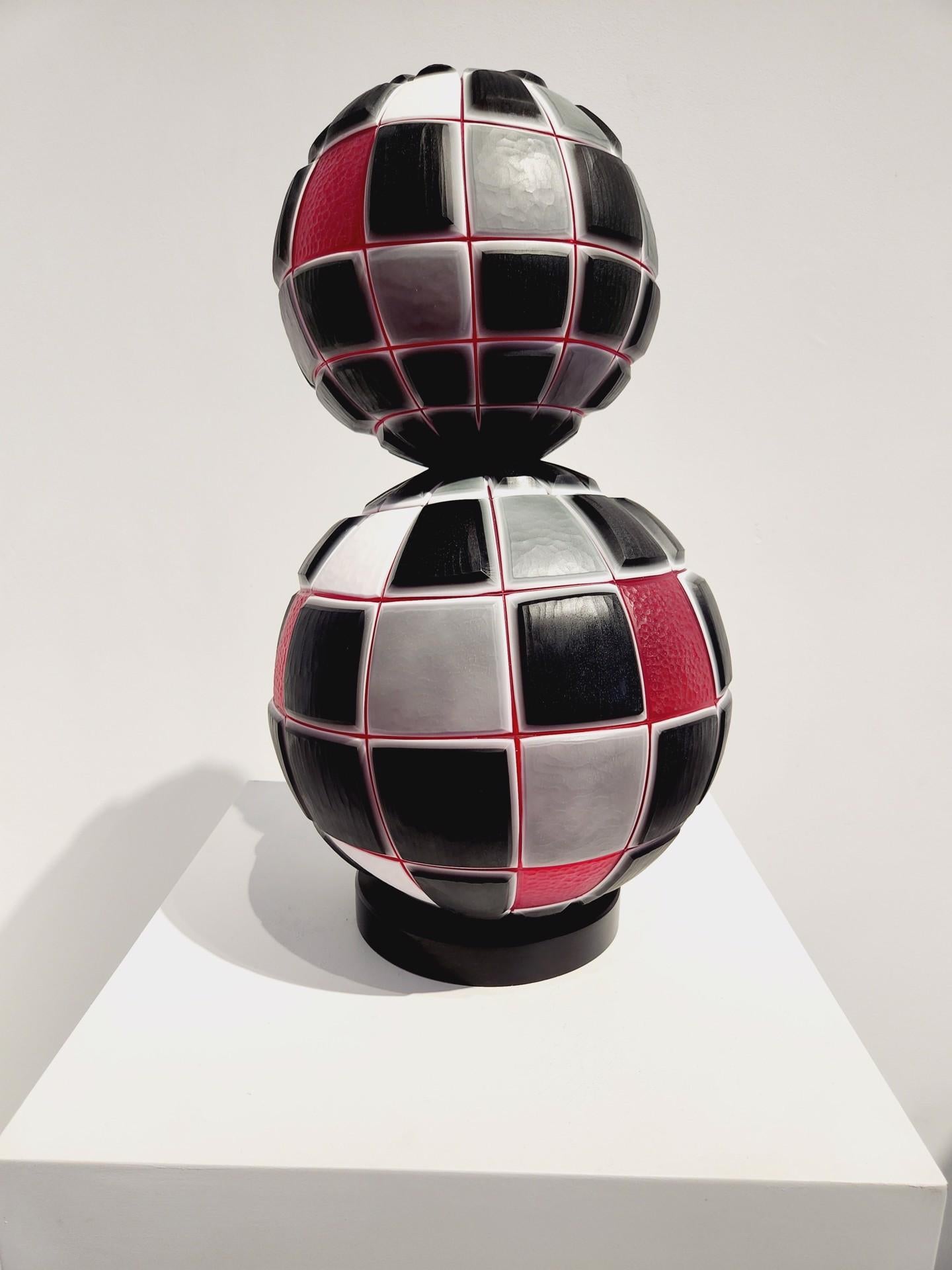 2 Spheres- Murano Glass - Contemporary Art by Pietro & Riccardo Ferro