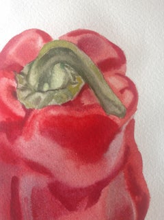 Red Pepper #1 2022, Painting, Watercolor on Watercolor Paper