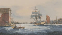 Ken Hammond (b.1948) - 20th Century Gouache, Out to Sea