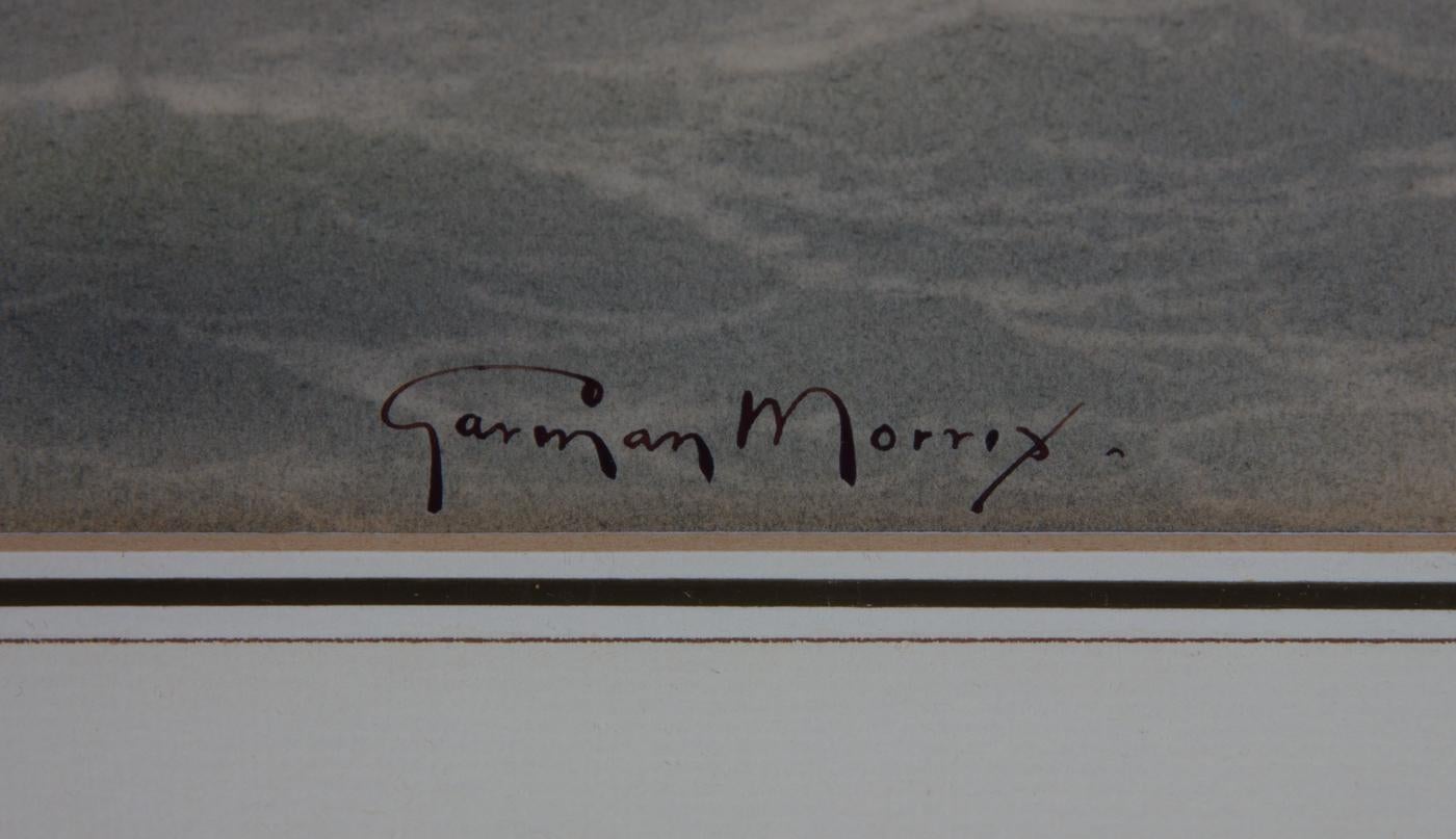 Garman Morris (act.1900-1930) - Early 20th Century Watercolour, Stormy Seas 1