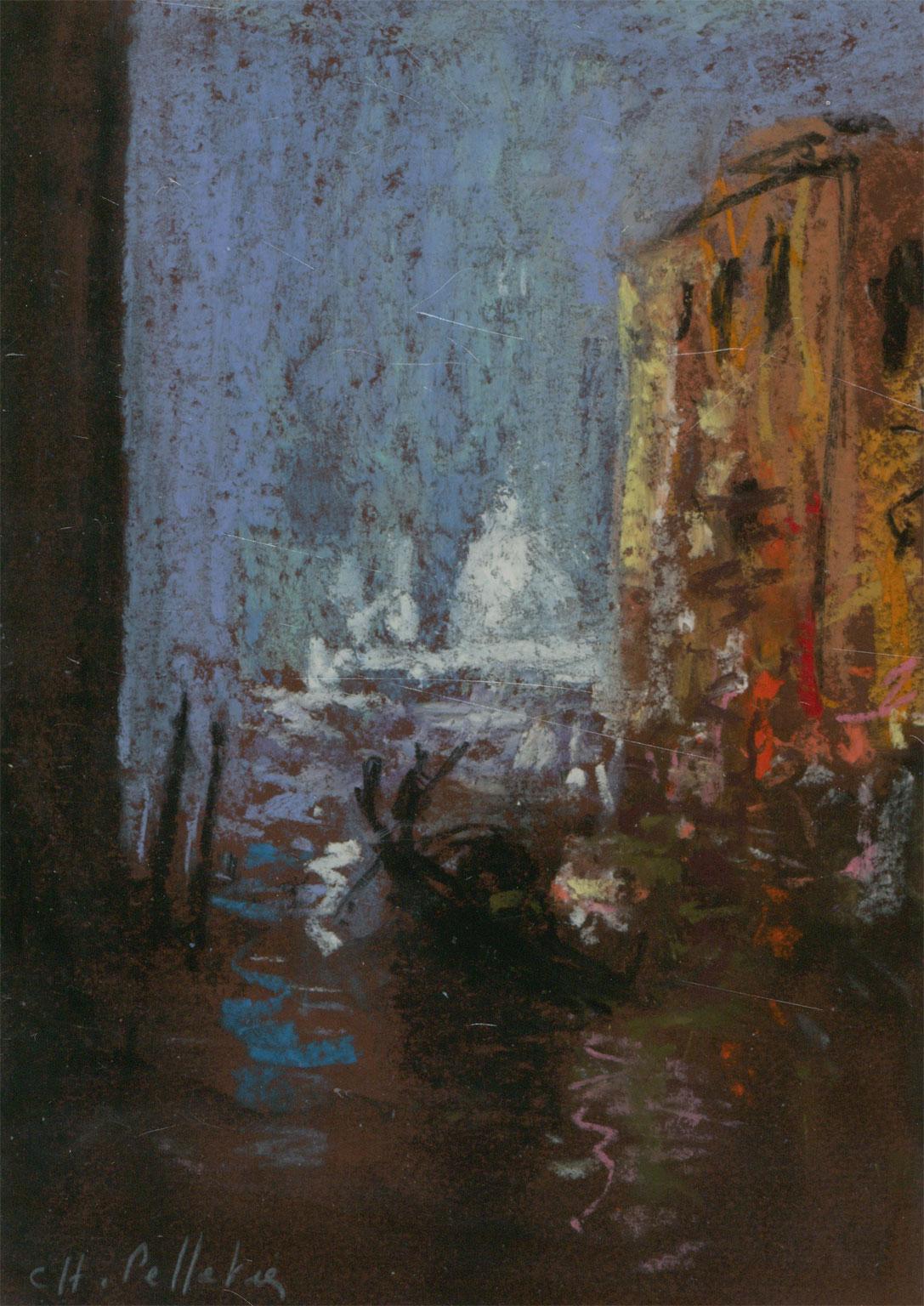 Charles Pelletier (1922-2005) - Pastel du 20e siècle, Venise 1